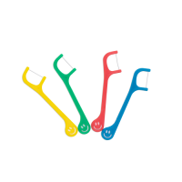 Colorful Eco Friendly Interdental Brush Kids Dental Floss Picks Toothpicks